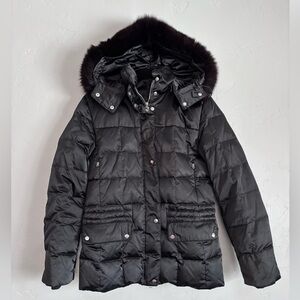 Bogner Black Down Puffy Ski Jacket